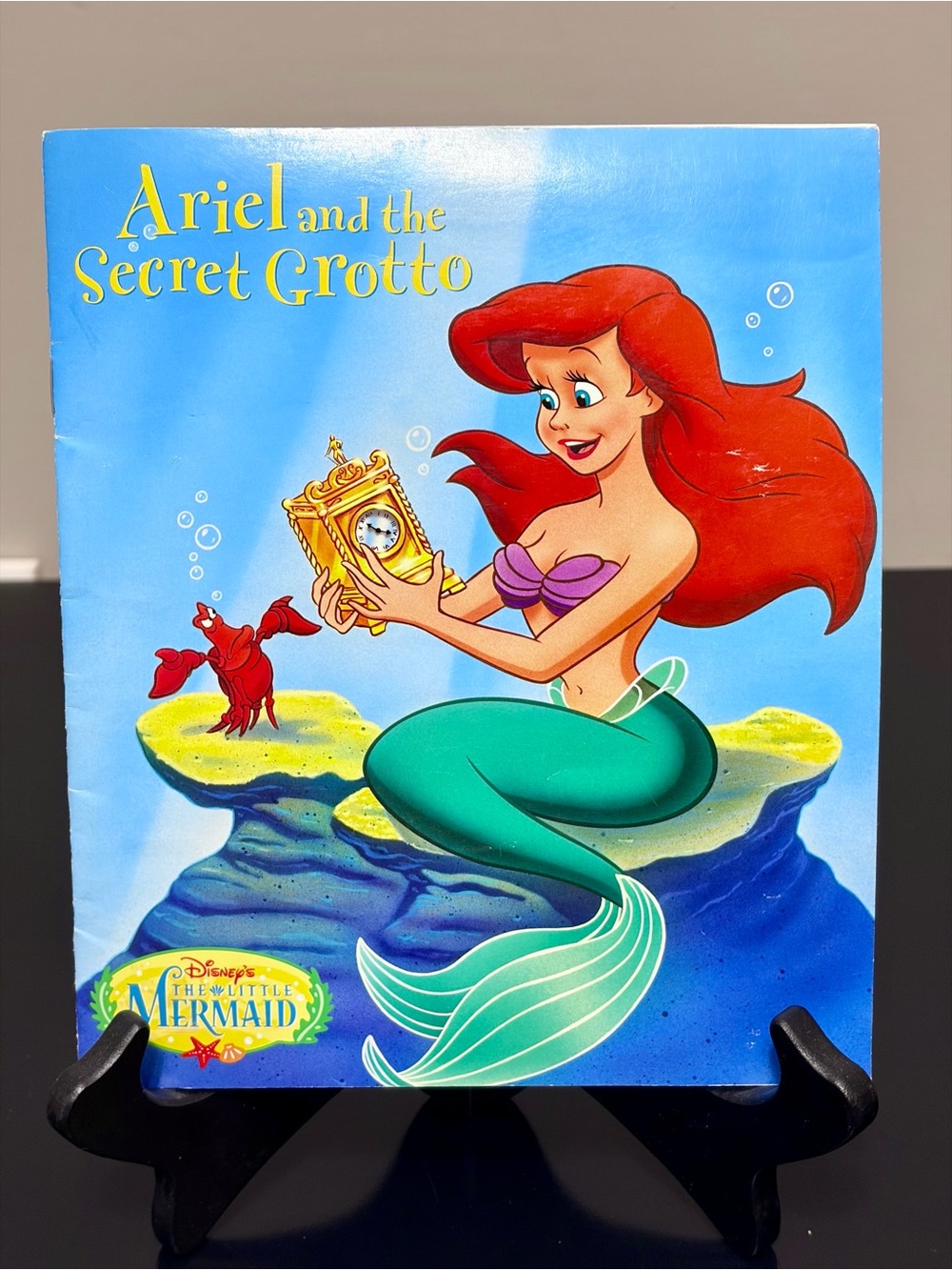 1996 VTG Disney’s The Little Mermaid: Ariel &the Secret Grotto Paperback Book